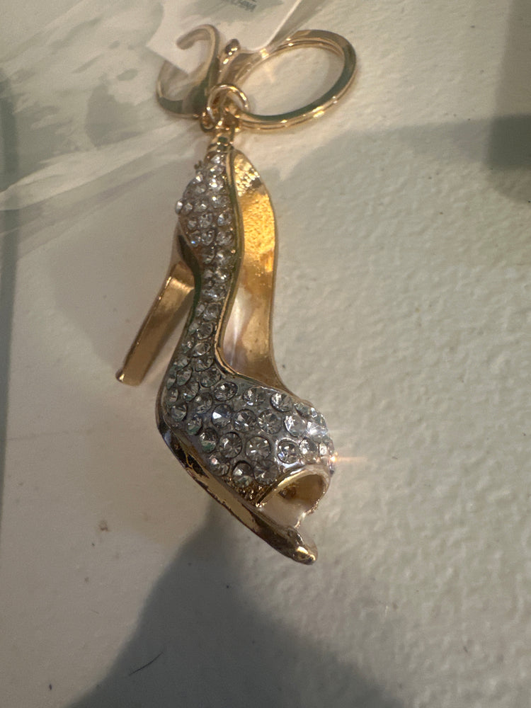 Open Toe Heel Purse. Charm/Keychain