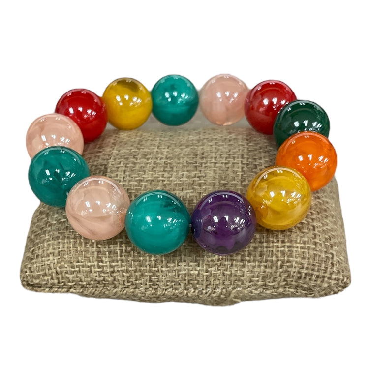 Multicolor Matching Bubble Stretch Bracelet