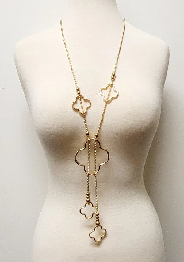 Long Clover Necklace