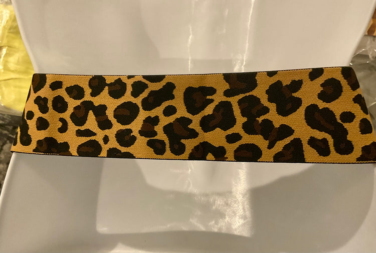 Leopard Stretchy Belt
