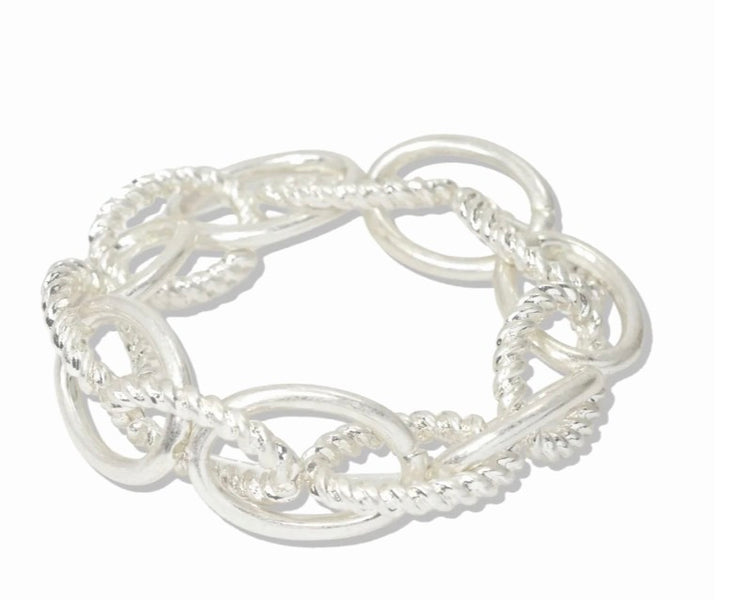 Designer Twisted Rope Stretch Bracelet