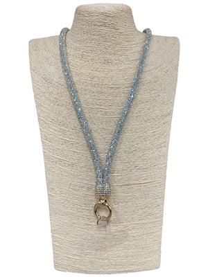 Rhinestone Long Phone Strap Holder
