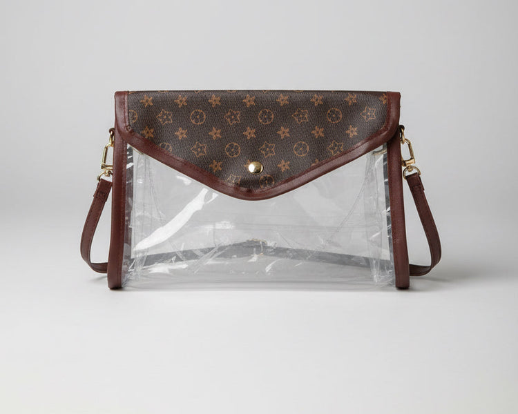 Clear Vinyl Stadium Inspired Crossbody