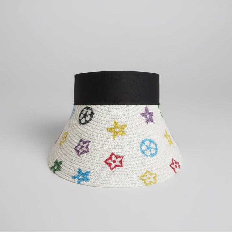 Straw Lightweight Sun Visor