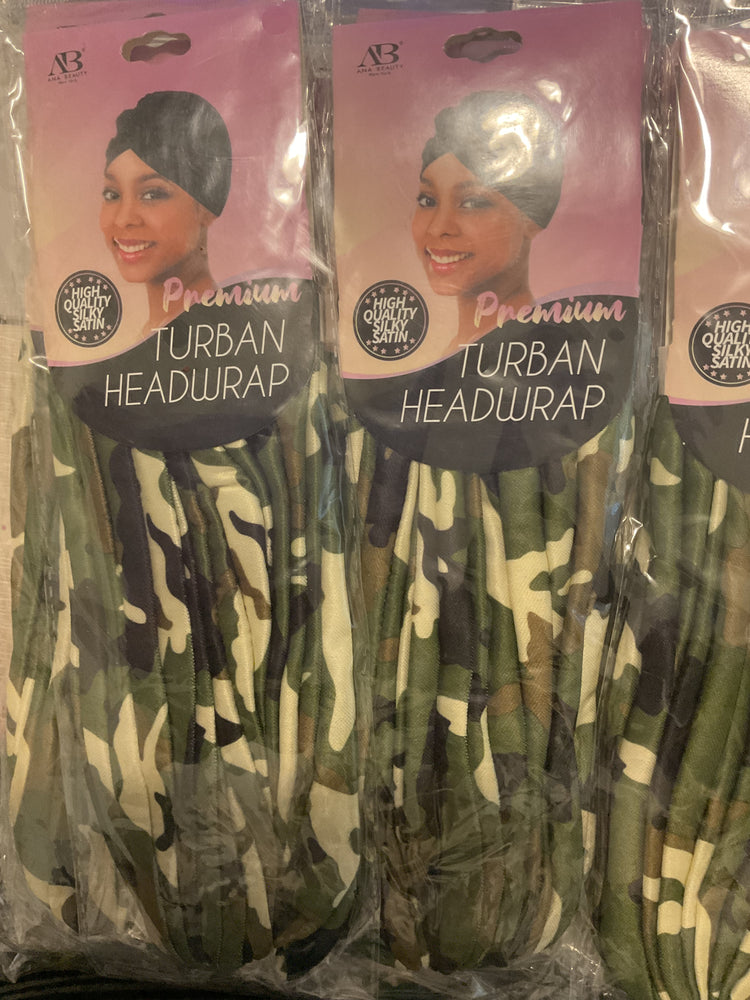 Camo Pleated Turban
