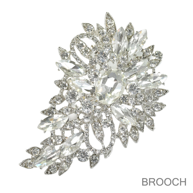 Crystal Jewel Rhinestone Brooch