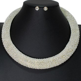 Rhinestone Collar Necklace