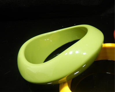 Green Acrylic Bangle