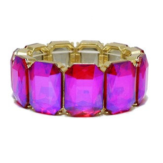 Chunky Jewel Stretch Bracelet