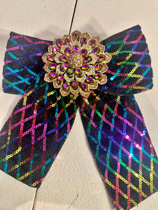 Bow Brooch: Sparkle Ribbon