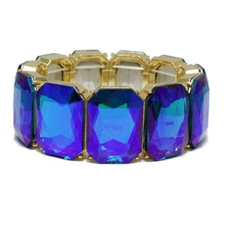 Chunky Jewel Stretch Bracelet