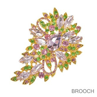 Crystal Jewel Rhinestone Brooch