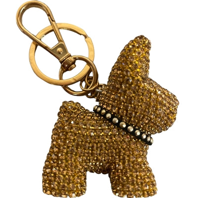 Dog Pave Rhinestone Keychain/Purse Charm