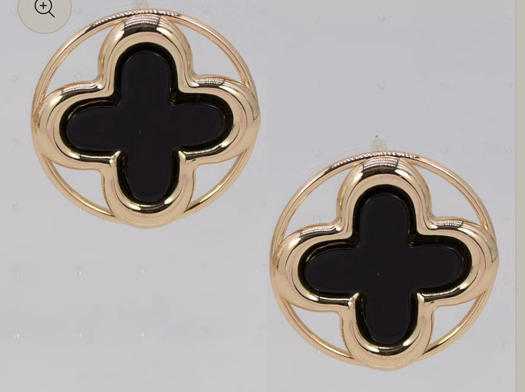 Large Clover Oversize Studs