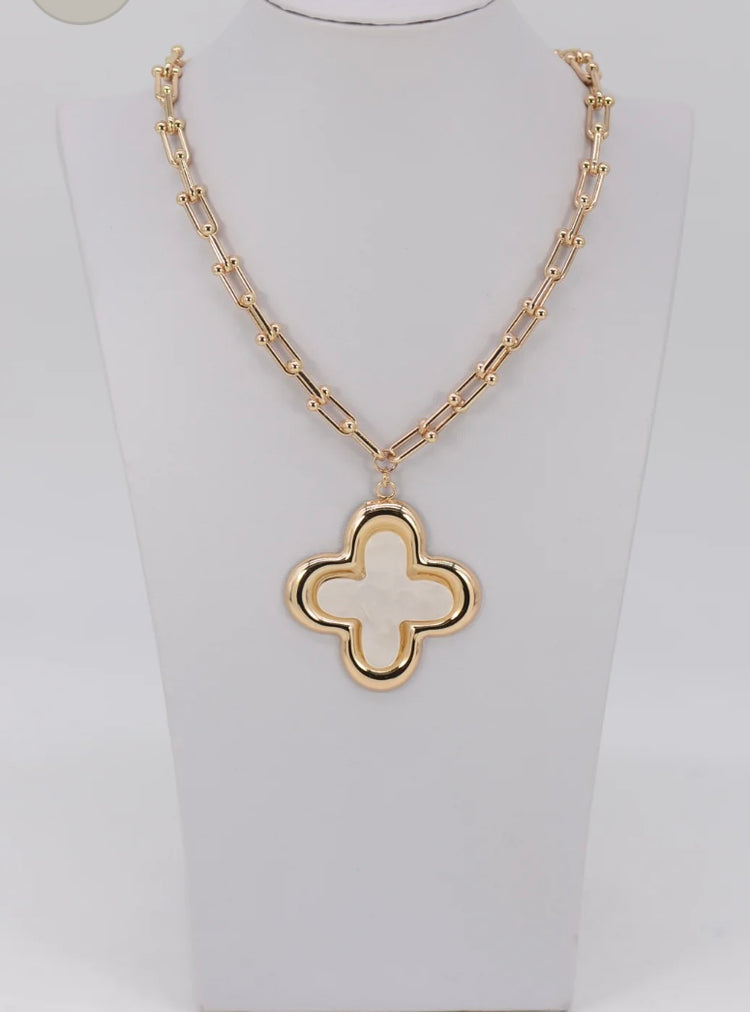 Inspired Links Large Clover Necklace