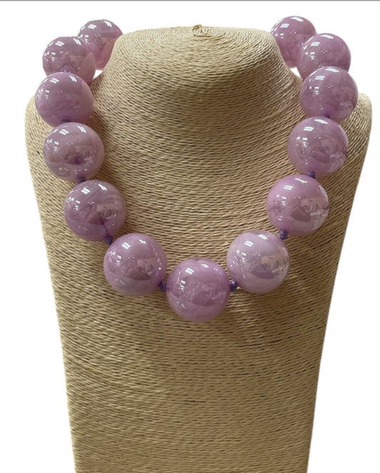 Lavendar Purple Chunky Bubbles