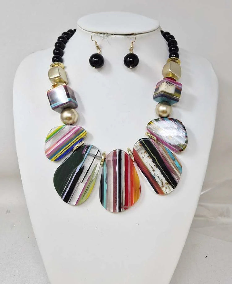 Multicolor Statement Necklace