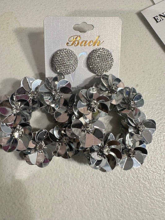 Sparkle Flower Earrings