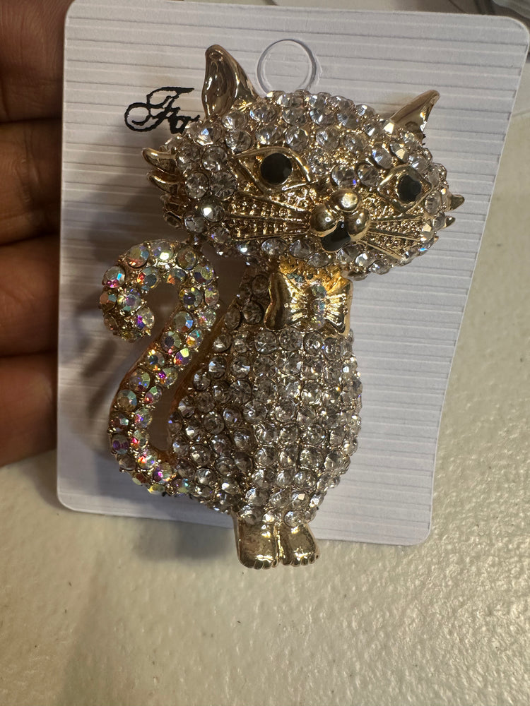 Sparkle Cat Brooch