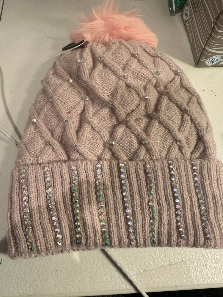 Pink Sparkle Beanie Hat