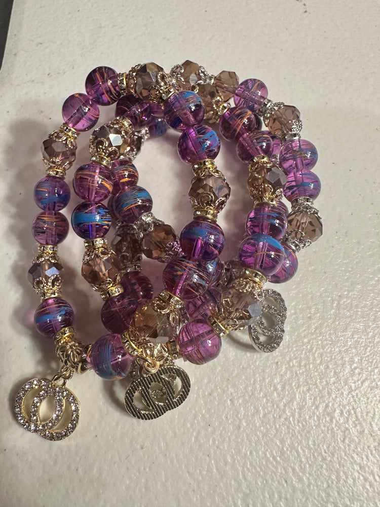 C Inspired Beaded Bracelets