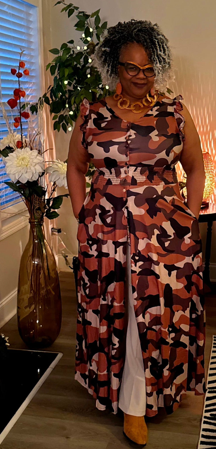 Button Down Camp Dress