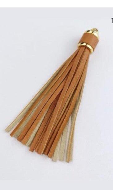 Lightweight Leather Tassel Earrings