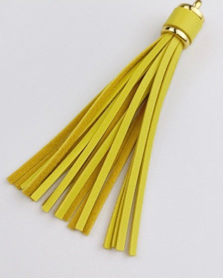 Lightweight Leather Tassel Earrings