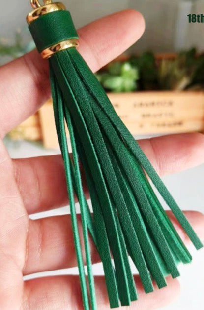 Lightweight Leather Tassel Earrings