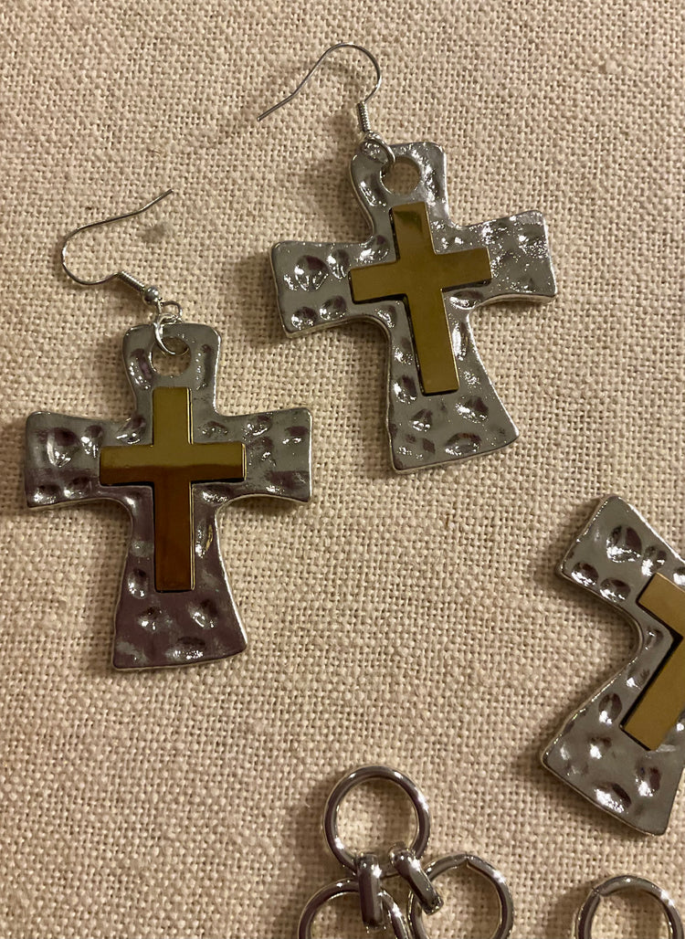 3 Piece Cross Necklace Set