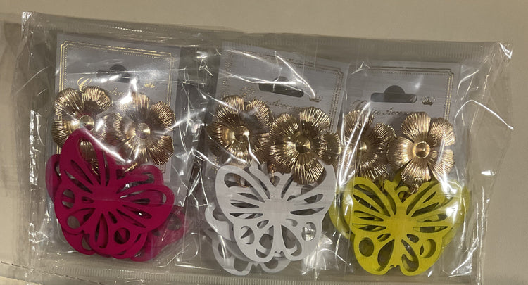 Lightweight Butterfly Earrings