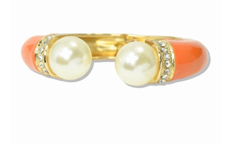 Chunky Pearl Cuff Bracelet