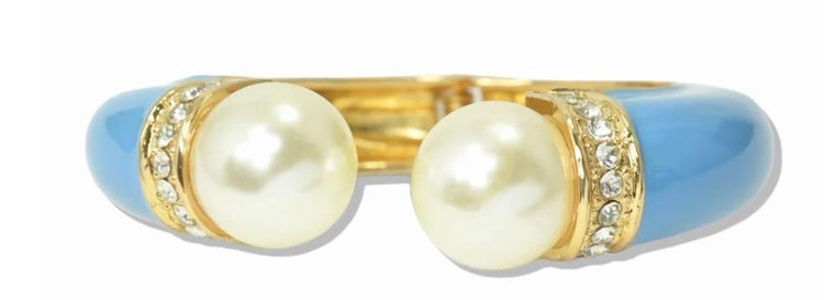 Chunky Pearl Cuff Bracelet