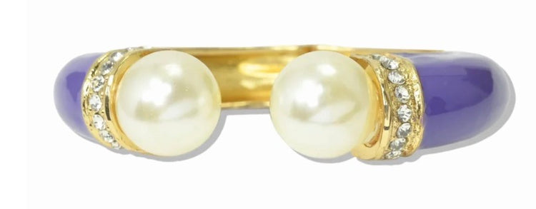 Chunky Pearl Cuff Bracelet