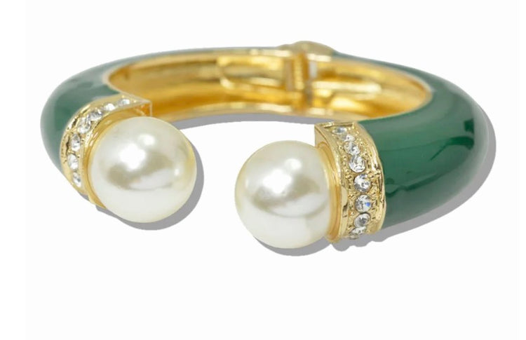 Chunky Pearl Cuff Bracelet
