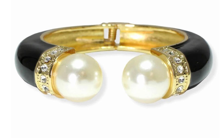 Chunky Pearl Cuff Bracelet