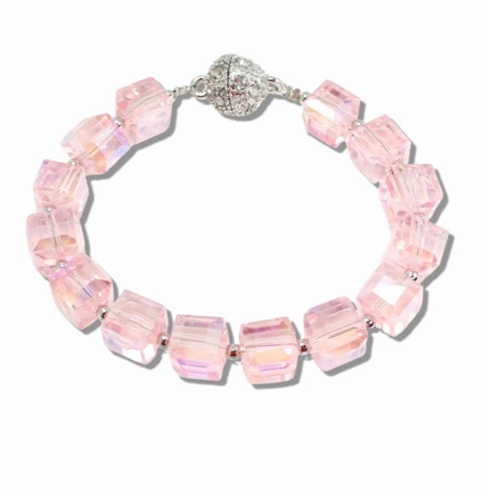 Crystal Bling Ball Closure Bracelet