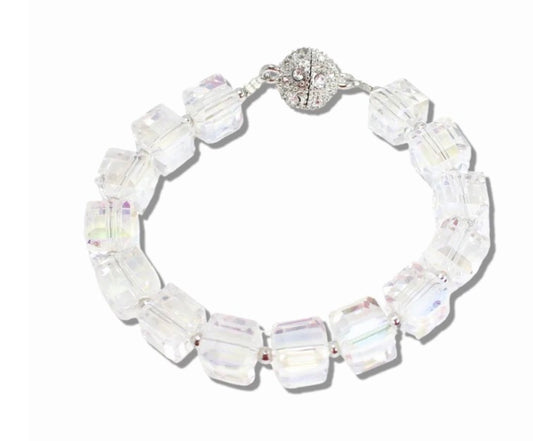 Crystal Bling Ball Closure Bracelet