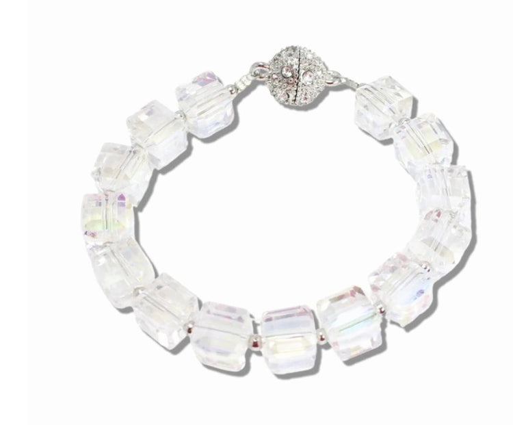 Crystal Bling Ball Closure Bracelet