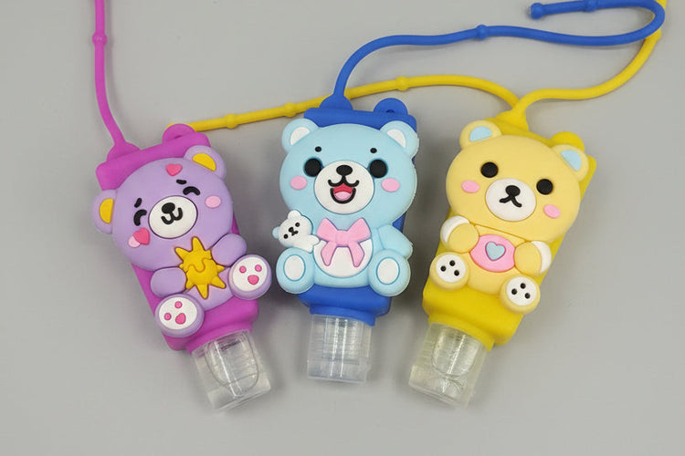 Teddy Bear Hand Sanitizers (Reusable Holder)