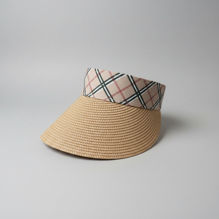 Straw Lightweight Sun Visor