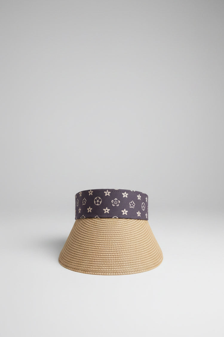 Straw Lightweight Sun Visor