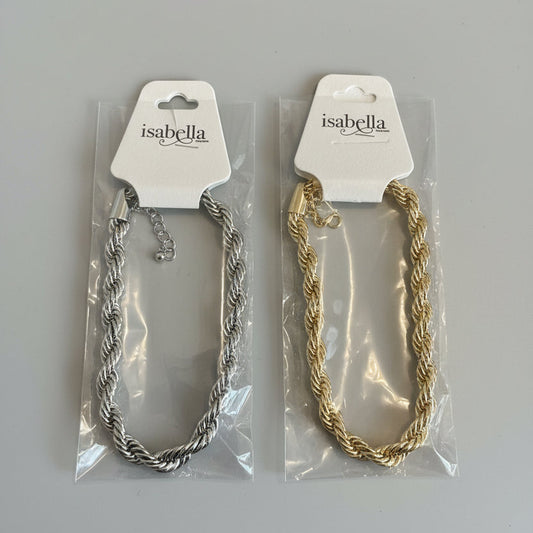 Twisted Rope Anklet