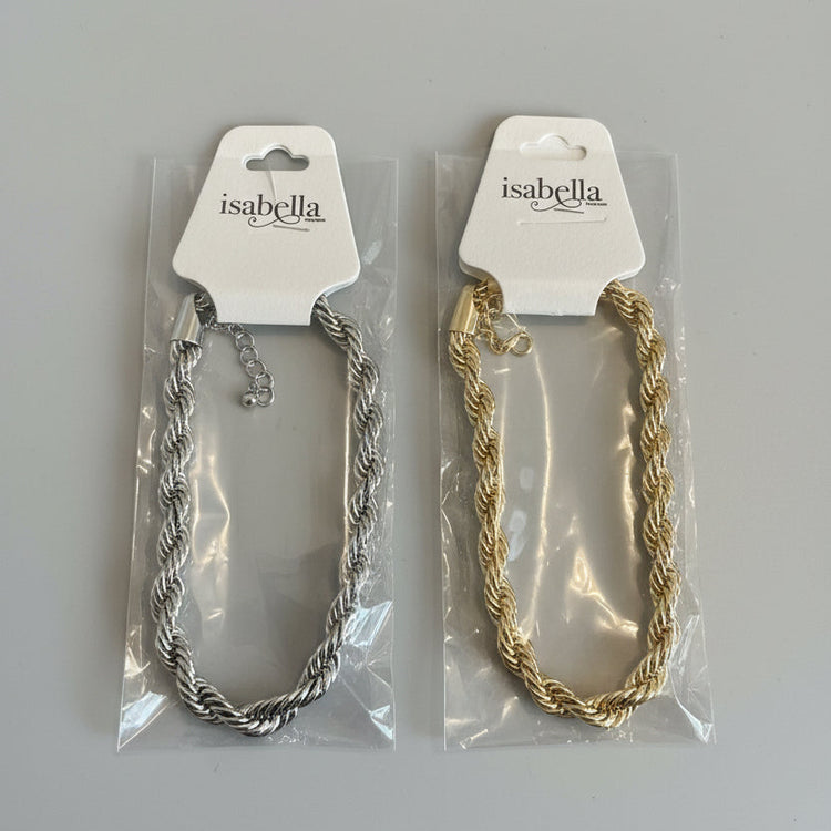 Twisted Rope Anklet