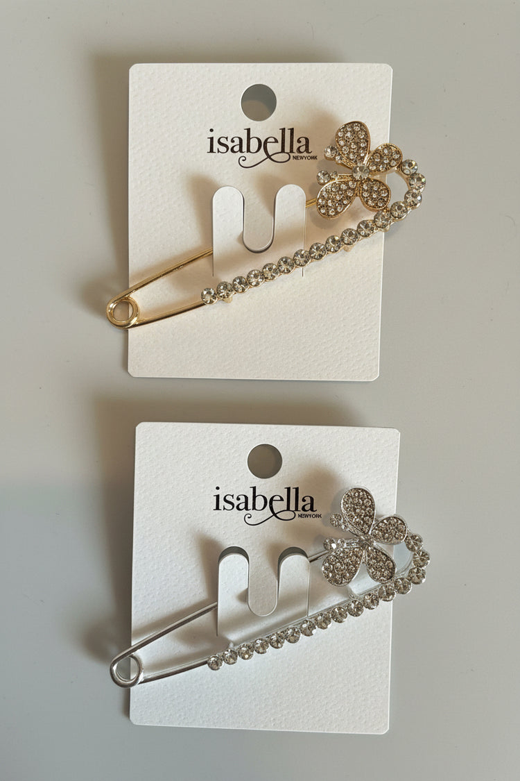 Butterfly Safety Pin Brooch