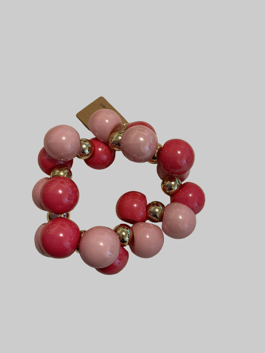 Pink Mix Bubble Stretch Bracelet