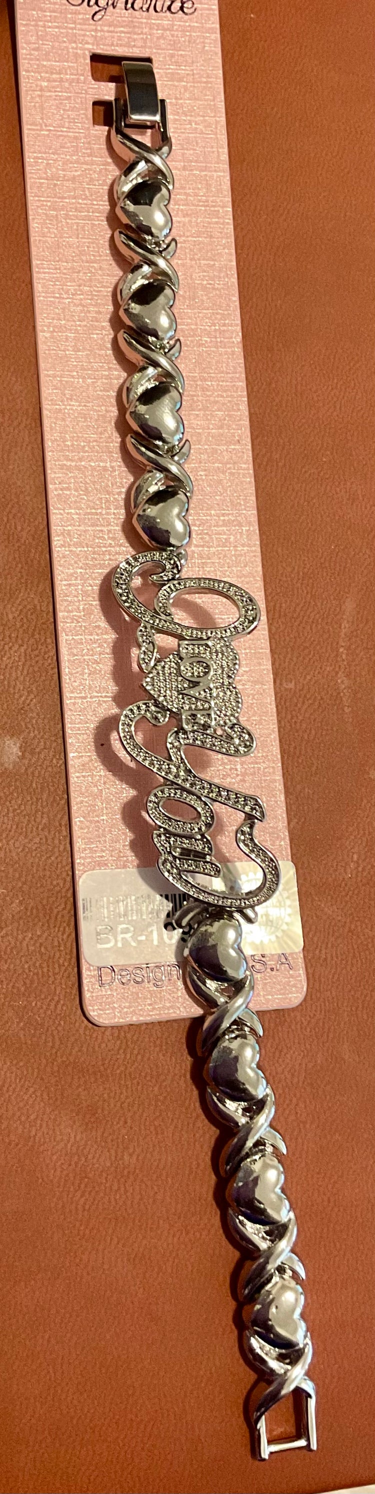 Silver I Love You Bracelet