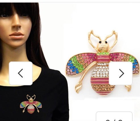 Large Queen Bee Brooch