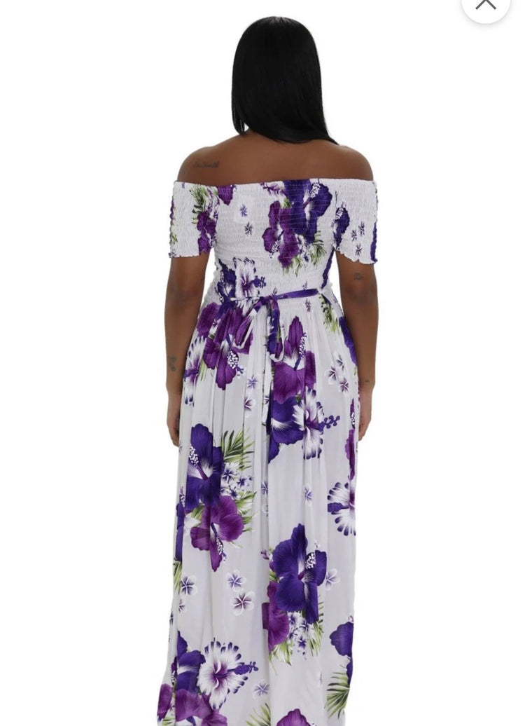 Floral Smock Stretchy Sundress