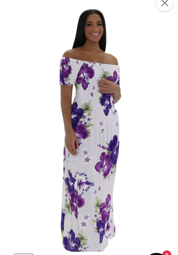 Floral Smock Stretchy Sundress